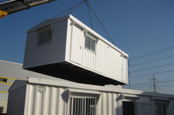 Containers9 - מכולת מוסבת למגורים מורחבת 